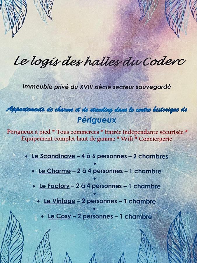 Logis Des Halles Du Coderc Apartment Périgueux Екстериор снимка